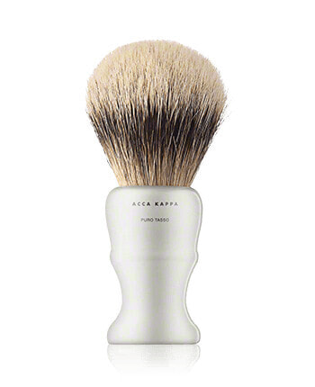 Acca Kappa Men's Grooming Shaving Brush - High Quality Resin - Ivory Color - Pure Badger - Medium