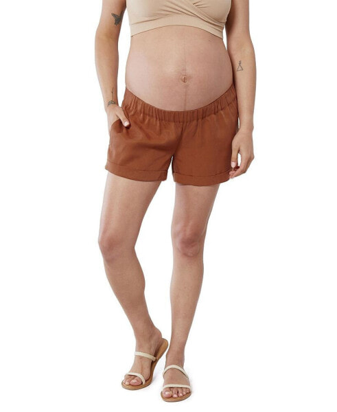 Maternity Elastic Waist Shorts