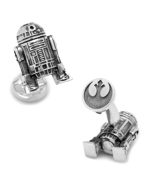 3D R2D2 Cufflinks