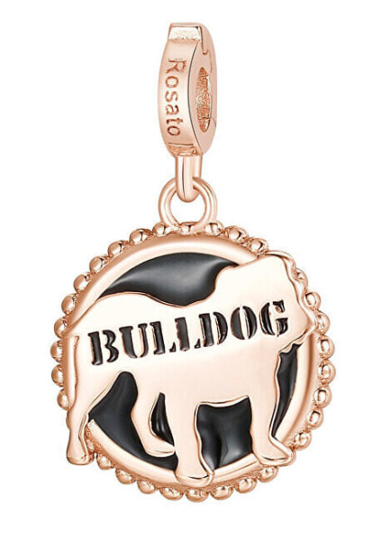 Original bronze pendant Bulldog RZ114