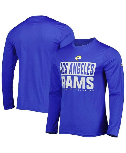 Men's Royal Los Angeles Rams Combine Authentic Offsides Long Sleeve T-shirt