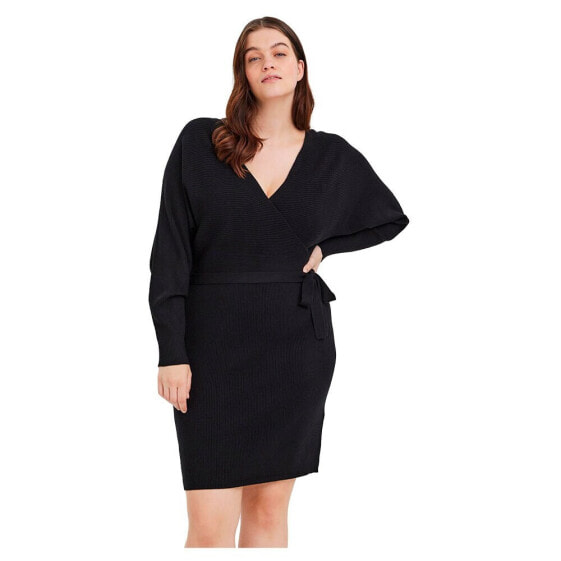 Платье Vero Moda Curve Hollyrem с длинным рукавом