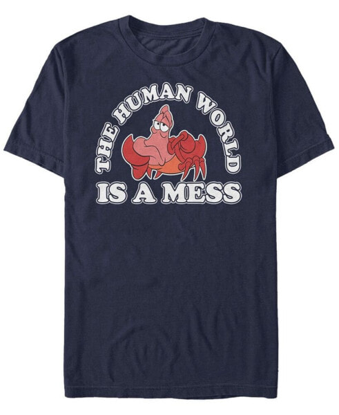 Men's Worlds A Mess Short Sleeve Crew T-shirt