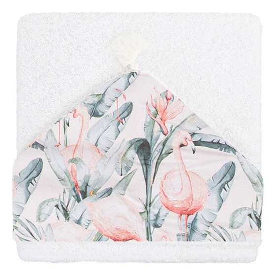BIMBIDREAMS Flamingo Hooded Towel 100X100 cm