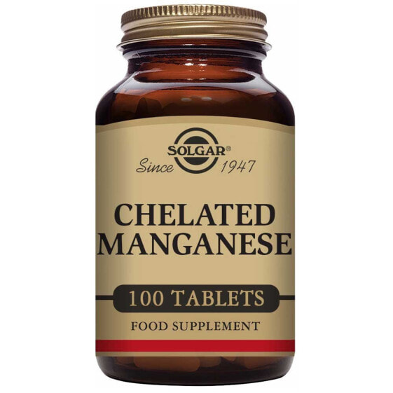 SOLGAR Chelated Manganese 100 Units