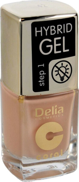 Delia Delia Cosmetics Coral Hybrid Gel Emalia do paznokci nr 46 11ml