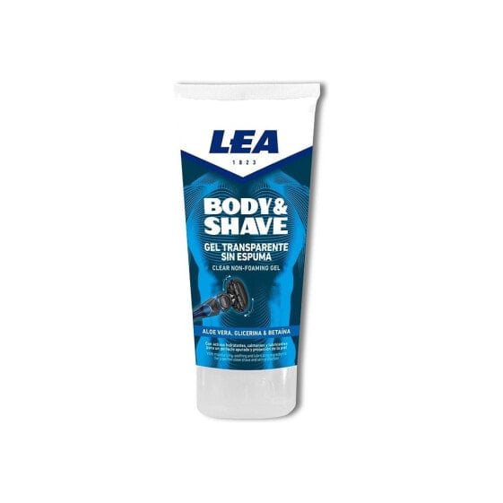 Lea Body & Shave  Foaming Gel Увлажняющий и успокаивающий гель для бритья тела с бетаином, глицерином и алоэ вера  175 мл