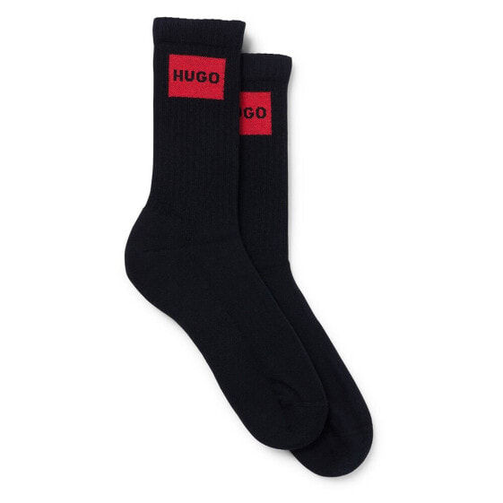 HUGO Qs Rib Label Cc 10257974 socks 2 units
