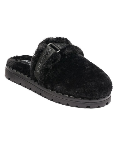 Karl Lagerfeld Men's Slip On with Adjustable Logo Strap Slippers