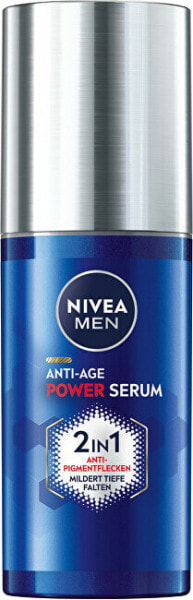 Сыворотка-силовой антивозрастной уход за кожей для мужчин Nivea (Anti-Age Power Serum) 30 мл