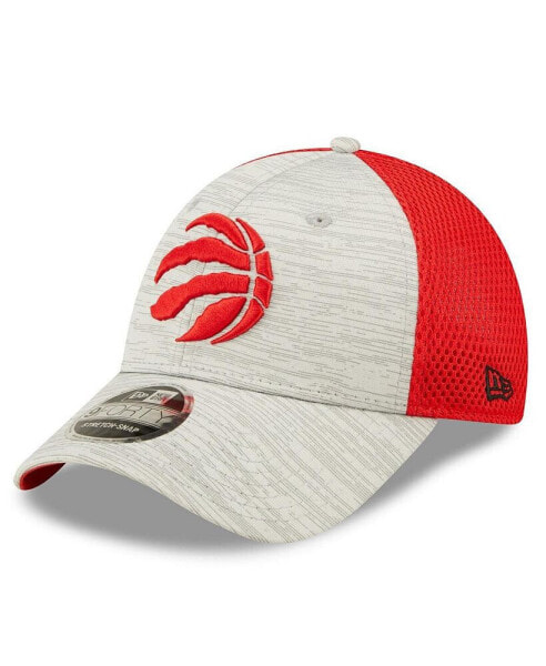 Men's Gray, Red Toronto Raptors Active 9FORTY Snapback Hat