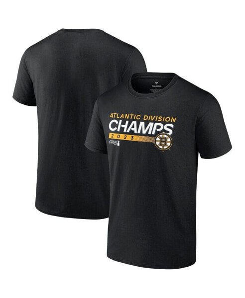 Men's Black Boston Bruins 2023 Atlantic Division Champions T-shirt