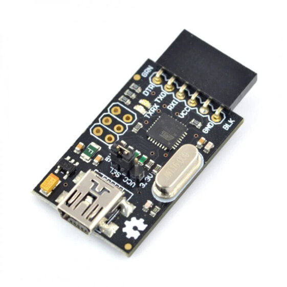 USB Serial Light Adapter - USB-UART converter with miniUSB connector