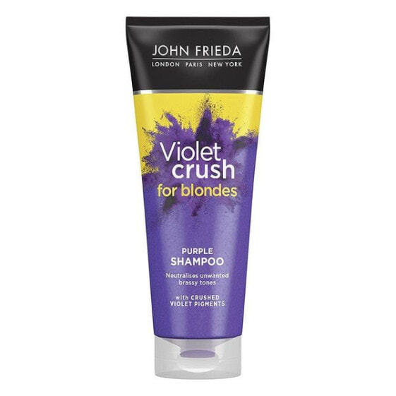 John Frieda Violet Crush Purple Shampoo Шампунь с синими пигментами для нейтрализации рыжих оттенков на светлых волосах 250 мл