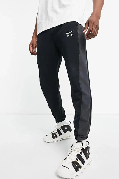 Sportswear Air Ft Midlayer Standart Kesim Siyah Erkek Eşofman Altı