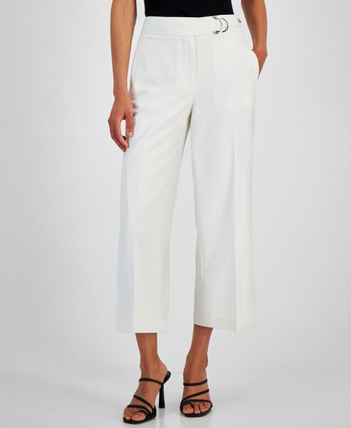 Women's Wide-Leg Cropped Pants