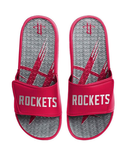 Men's Houston Rockets Wordmark Gel Slide Sandals