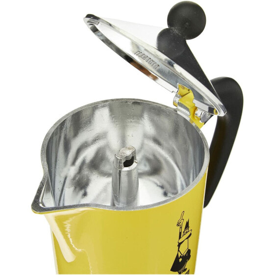 Итальянская Kофеварка Bialetti Rainbow Жёлтый Металл Алюминий 300 ml 6 Чашки