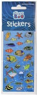 Наклейки Starpak Рыбы Boo русском языке - Для детей