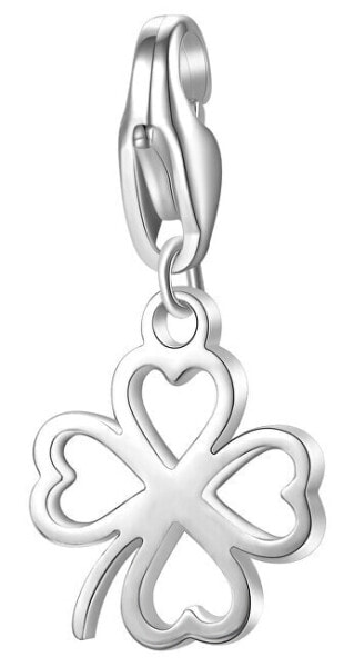 Steel pendant Four-leaf clover Happy SHA358