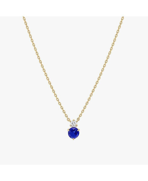 Deux Birthstone Necklace