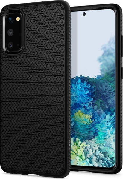 Чехол для смартфона Spigen Liquid Air Galaxy S20 Матовый Черный универсальный