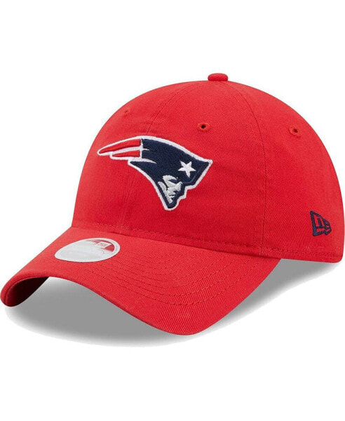 Women's Red New England Patriots Core Classic 2.0 9TWENTY Adjustable Hat