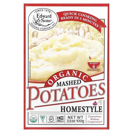 Organic Mashed Potatoes, Homestyle, 3.5 oz (100 g)