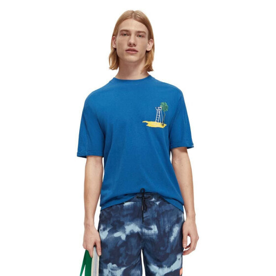 SCOTCH & SODA Sporty Artwork short sleeve T-shirt