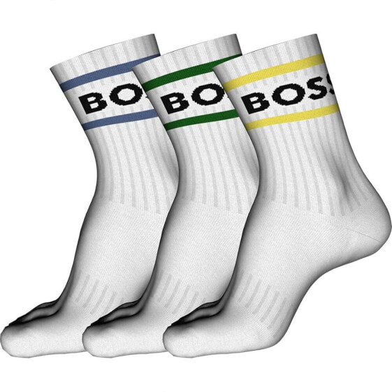 BOSS 3P Rib Stripe Cc socks