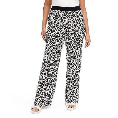 Women's High Waisted Neutral Sweaterknit Poppy Flare Pants - DVF L