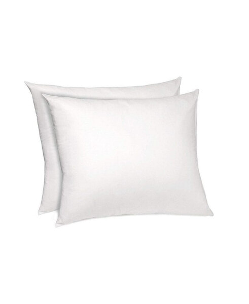 Poly-Cotton Zippered Pillow Protector - 200 Thread Count - Protects Against Dust, Dirt, and Debris - King Size - 2 Pack