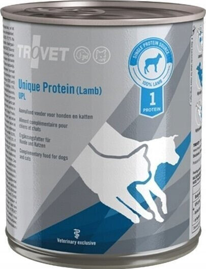 Trovet Trovet Unique Protein UPL Jagnięcina dla psa i kota puszka 800g