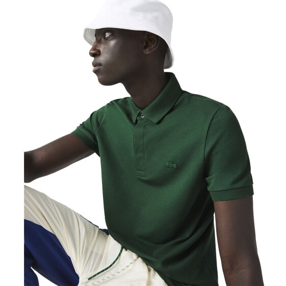 LACOSTE Paris Regular Fit Stretch Cotton Piqué short sleeve polo