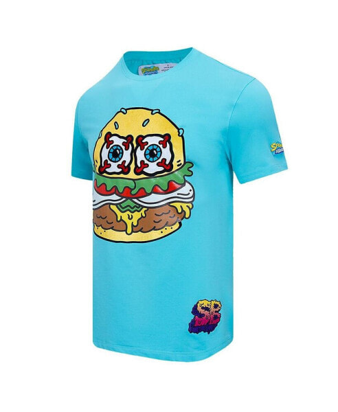 Men's Aqua SpongeBob SquarePants Kraby Patty Bob T-Shirt