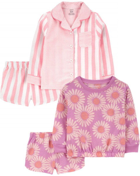 Toddler 4-Piece Pajama Tops & Shorts Set 5T