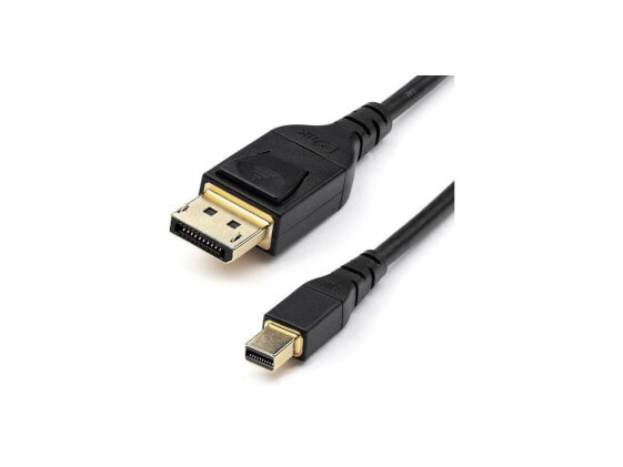 StarTech.com 3ft (1m) VESA Certified Mini DisplayPort to DisplayPort 1.4 Cable -