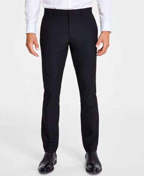 Men's Slim-Fit Stretch Suit Pants