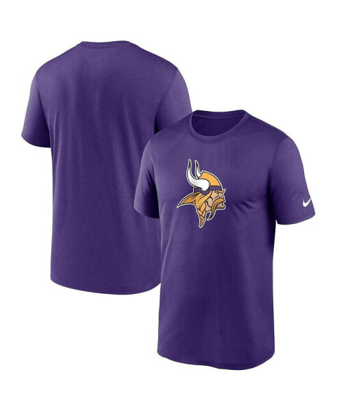 Men's Purple Minnesota Vikings Legend Logo Performance T-shirt
