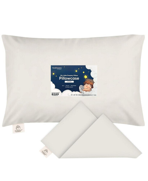 Toddler Pillowcase for 13X18 Pillow, Organic Toddler Pillow Case, Travel Pillow Case Cover