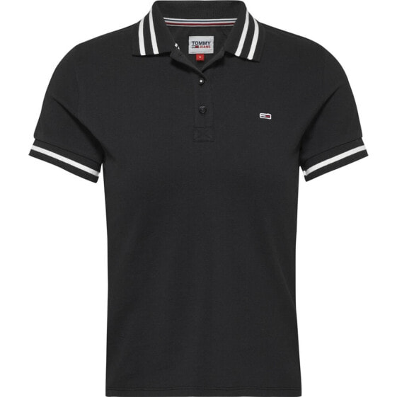 TOMMY JEANS Essential Tipping short sleeve polo