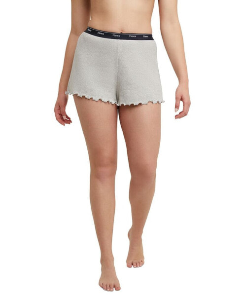 Women's Originals Cozywear Ribbed Ruffled Shorts OG118