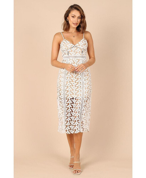 Women's Franque Midi Lace Dress