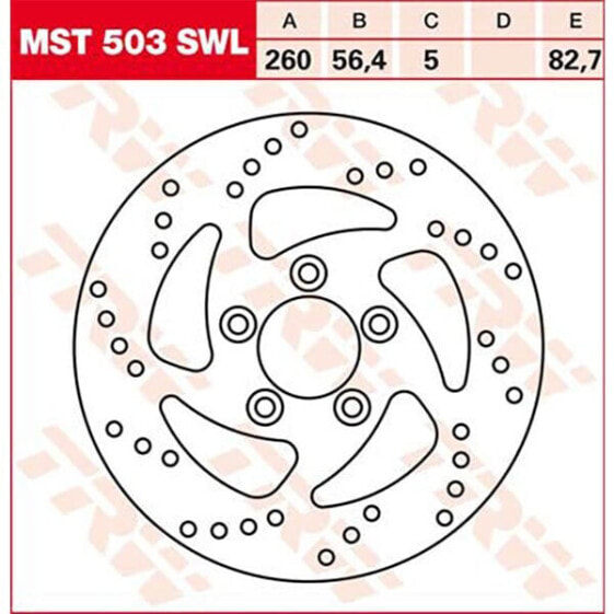 TRW Swing Harley Davidson XL 1200 C Sportster Custom 11 Rear Brake Disc