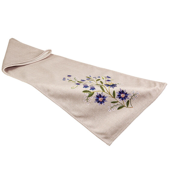 Table Runner Romimex Green Beige 180 x 30 x 1 cm