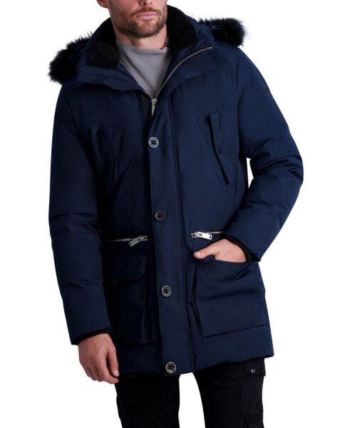 Paris Men's Parka with Sherpa Lined Hood Jacket