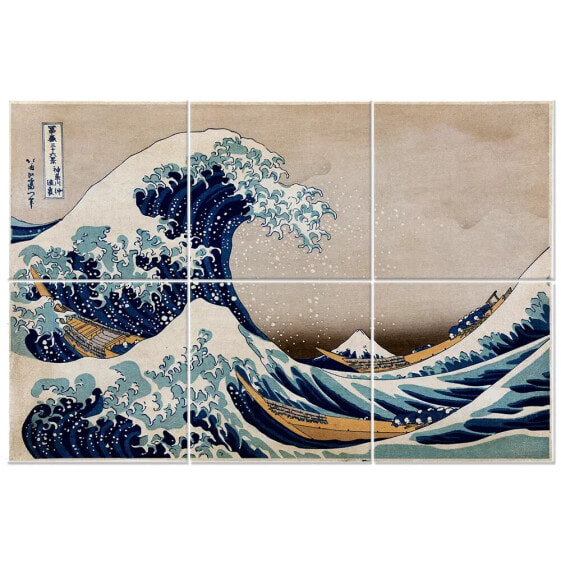 Картина LegendArte Мультипанель Die große Welle vor Kanagawa