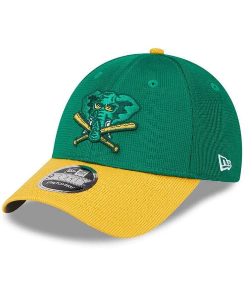 Men's Kelly Green Oakland Athletics 2024 Batting Practice 9FORTY Adjustable Hat