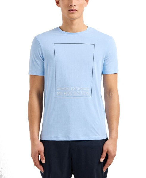 Men's Regular-Fit Limited Edition Milano Box Logo T-Shirt