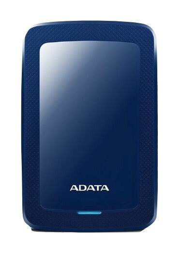 ADATA HDD Ext HV300 1TB Blue - 1000 GB - 2.5" - 3.2 Gen 1 (3.1 Gen 1) - Black - Внешний жесткий диск ADATA HV300 1TB Blue 2.5"